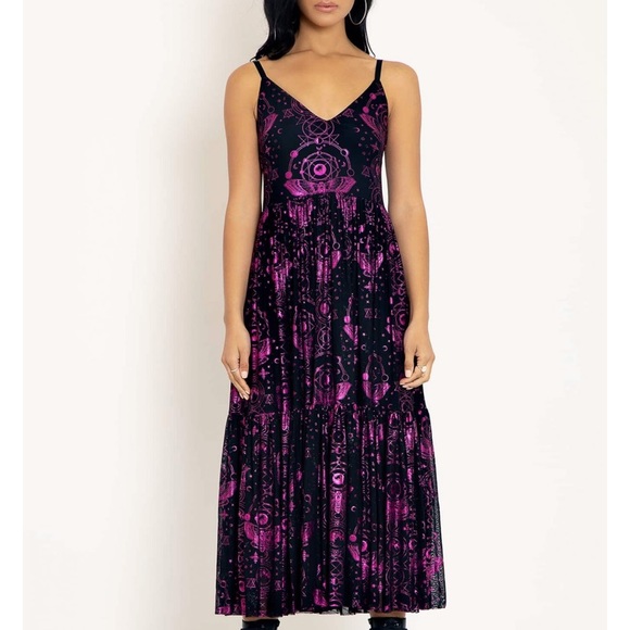 NWT Blackmilk Sacred Moon Pink Midaxi - Picture 2 of 4